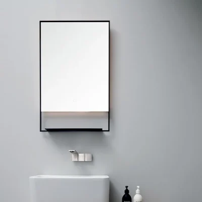 Ogledalo COLAVENE 50×80 crno mat