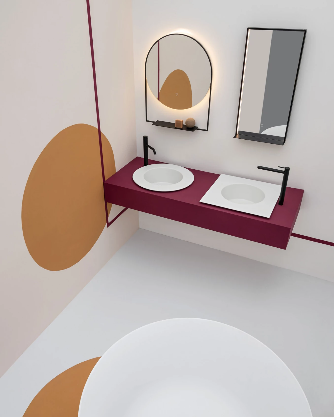 Ogledalo COLAVENE 60x75 crno mat - Slika 2