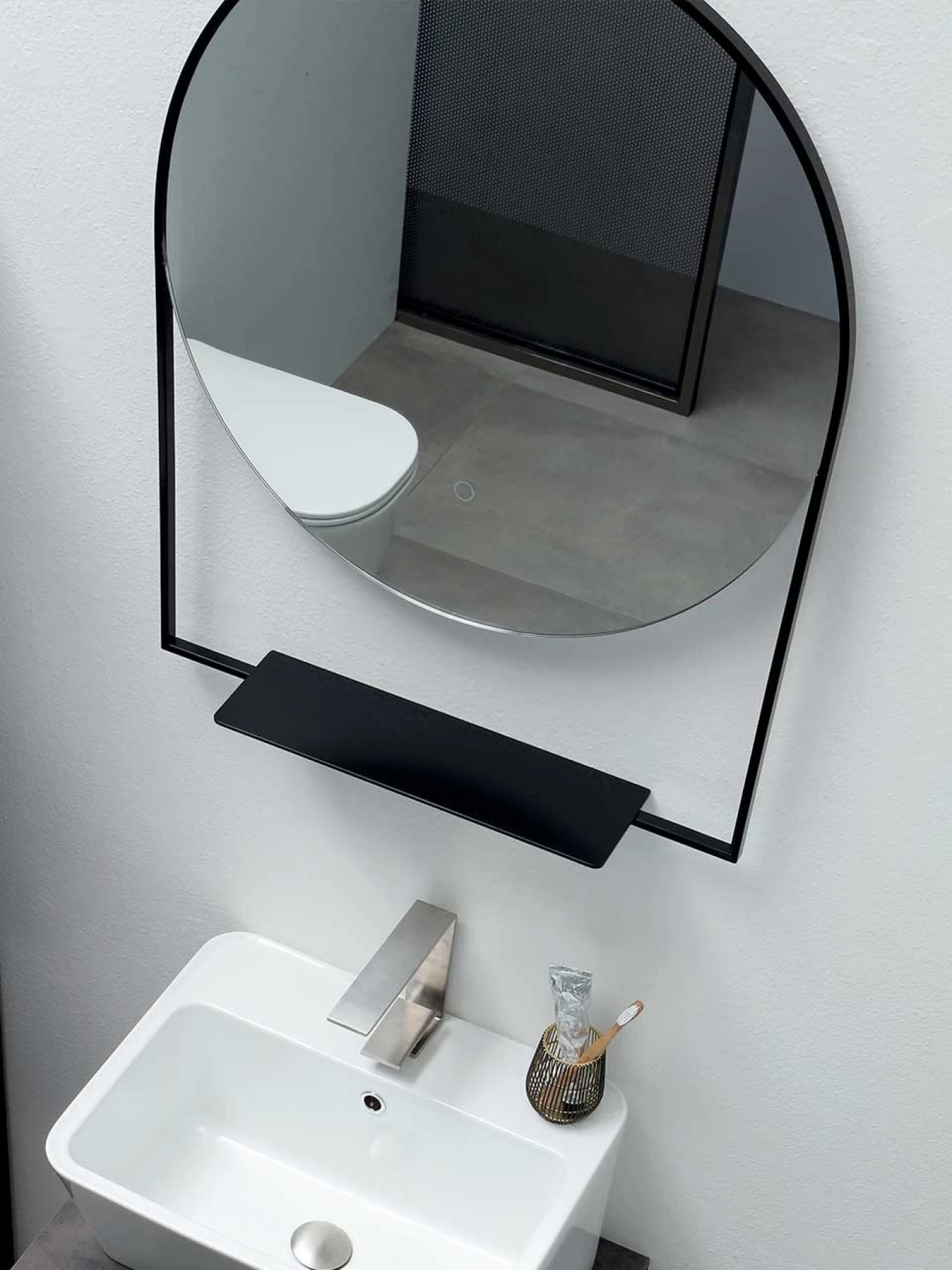 Ogledalo COLAVENE 60x75 crno mat - Slika 4
