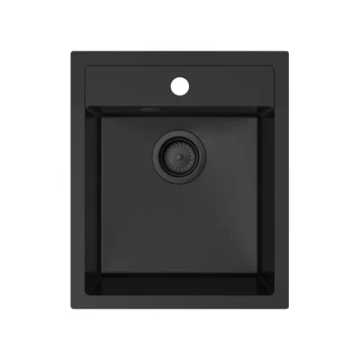 Granitna sudopera MILO ALPHA 43.5×51.5 Lava stone sa sifonom