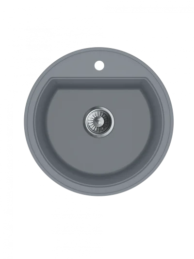 Granitna sudopera MILO ESSENCE O51 Diamond grey sa sifonom