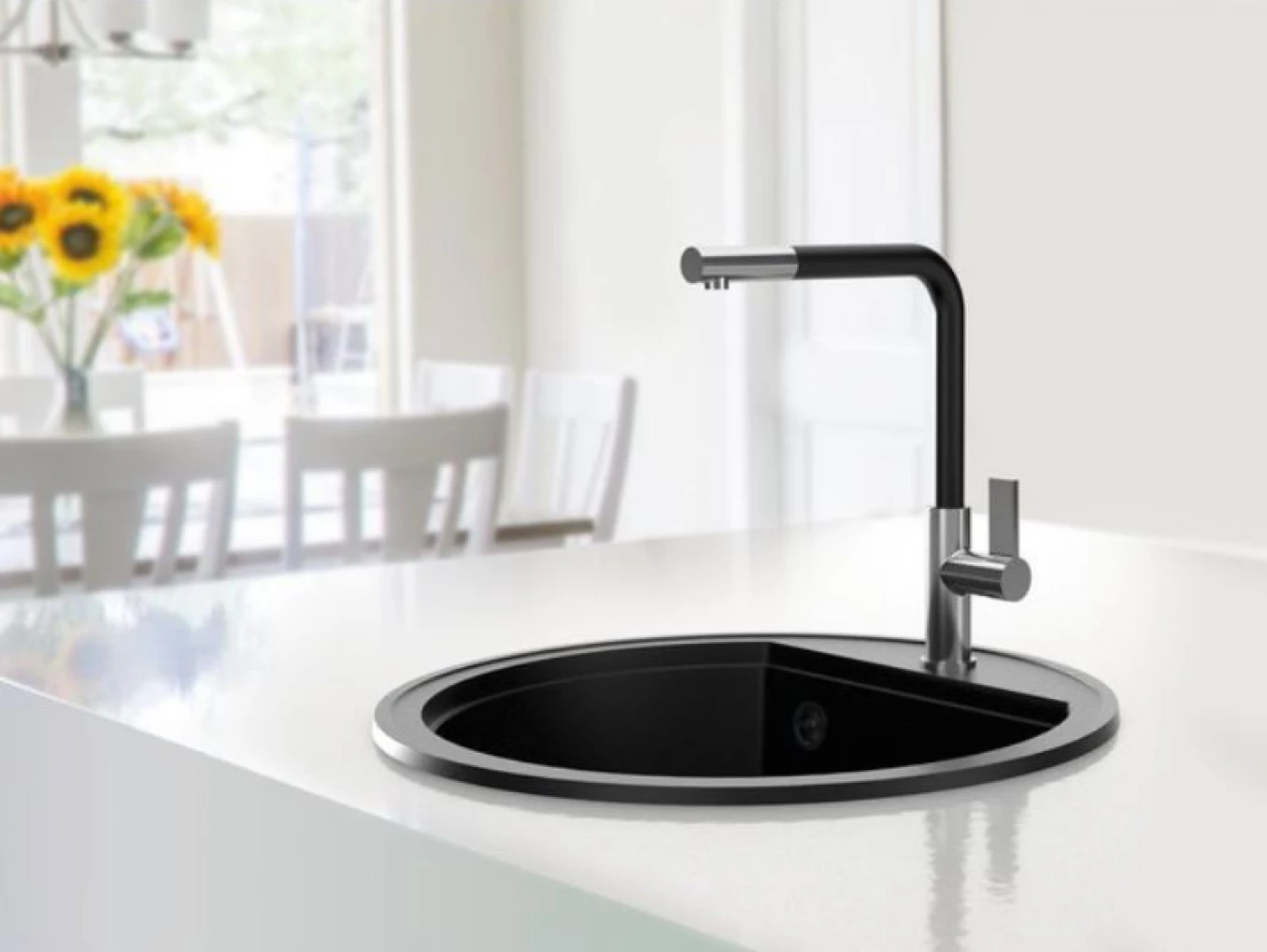Granitna sudopera MILO ESSENCE O51 Lava stone sa sifonom - Slika 4