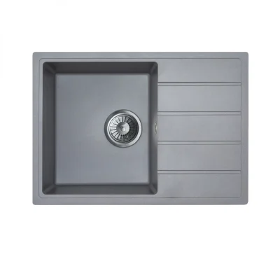 Granitna sudopera MILO METRO 62×44 Diamond grey sa sifonom