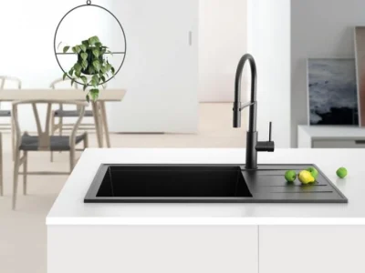 Granitna sudopera MILO RETTO 78×46 Lava stone sa sifonom