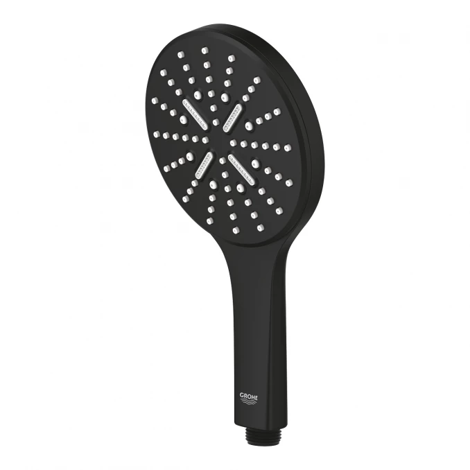 Tuš ručica GROHE RAINSHOWER SMARTACTIVE 130 3F brushed phantom black - Slika 4