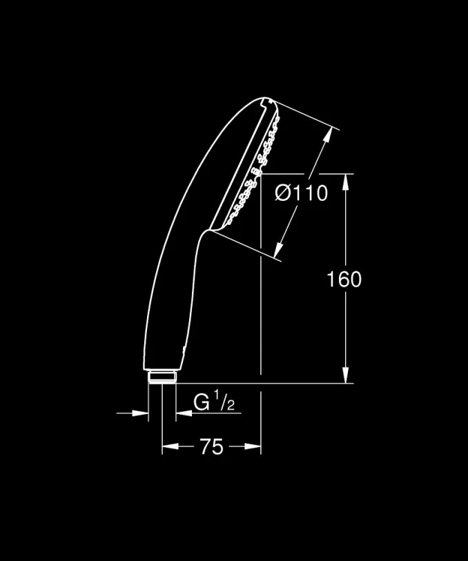 Tuš ručica GROHE TEMPESTA 110 - Slika 2