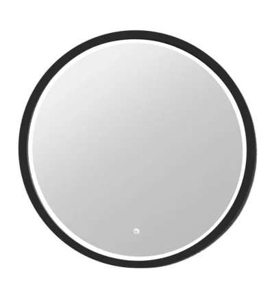 Ogledalo COPEN fi600 sa alu ramom 56.5mm LED matt black