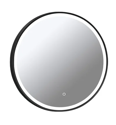 Ogledalo COPEN fi600 sa alu ramom 20mm LED matt black