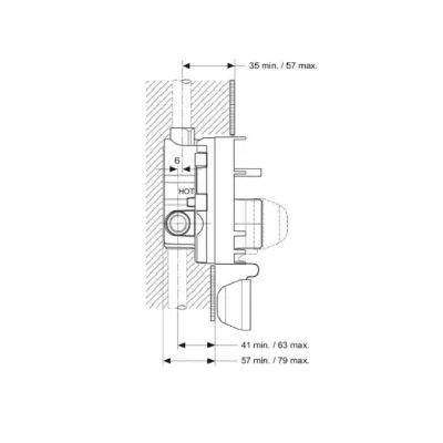 Ugradno telo IDEAL STANDARD univerzalno mesing
