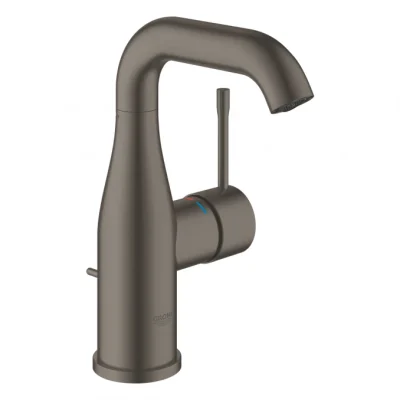 Baterija za lavabo GROHE ESSENCE M „click“ brushed hard graphite