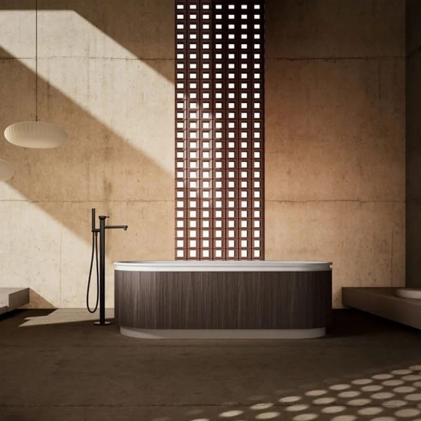 Kada samostojeća COPEN WOODLINE 1700x750x550mm - Slika 3