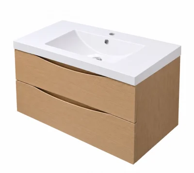 Toaletni ormarić COPEN HAM sa resin lavaboom 900x460x500mm natural wood