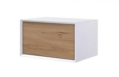 Toaletni ormarić COPEN KELLY 600x460x350mm natural wood/matt white