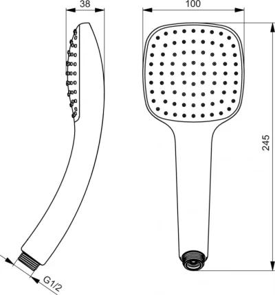 Tuš ručica IDEAL STANDARD IRAIN CUBE
