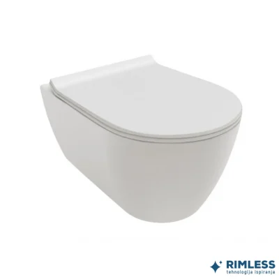 Konzolna šolja HATRIA FUSION rimless white glossy