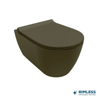 Konzolna šolja HATRIA FUSION rimless forest matt
