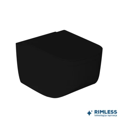 Konzolna šolja HATRIA NEXT rimless black matt