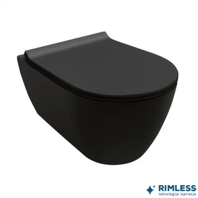 Konzolna šolja HATRIA FUSION rimless black matt