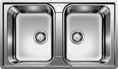 Inox sudopera BLANCO LEMIS 8 IF 86×50