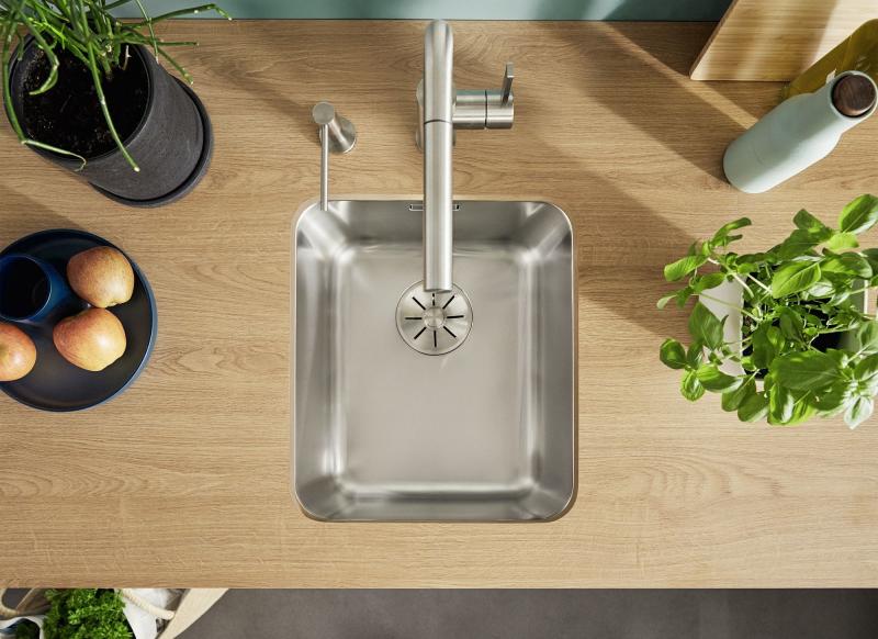 Inox sudopera BLANCO SOLIS 340 U 34x40 - Slika 3