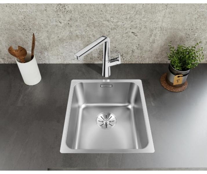 Inox sudopera BLANCO SOLIS 340 U 34x40 - Slika 4