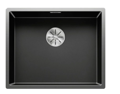 Inox sudopera BLANCO CLARON 500 IF SATEN DARK STEEL 54×44 antracit