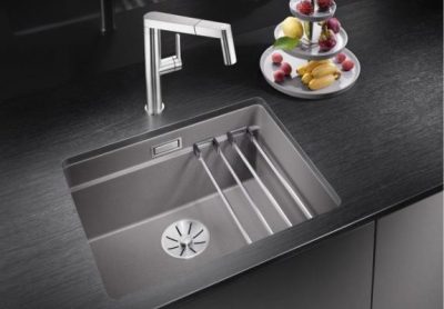 Granitna sudopera BLANCO ETAGON 500 U 50×40 crna