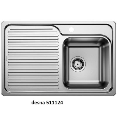 Inox sudopera BLANCO CASSIC 40 S 170 DESNA 78×51