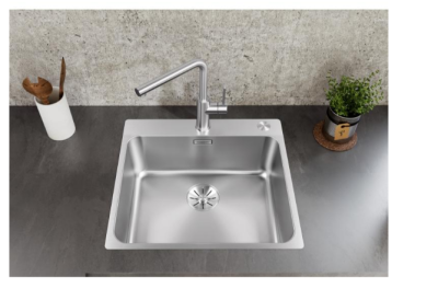 Inox sudopera BLANCO SOLIS 500 IF/A SA PODIZAČEM ČEPA 54×50