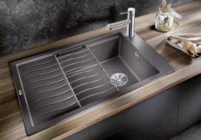 Granitna sudopera BLANCO ELON XL 6 S 78×50 siva
