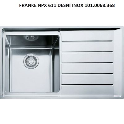 Inox sudopera FRANKE NEPTUE PLUS/NPX 611 86×51