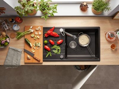 Granitna sudopera BLANCO ZIA XL 6 S 100×50 antracit