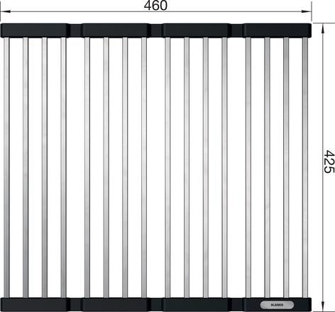 Inox sudopera BLANCO SOLIS 180 U 18x40 - Slika 4