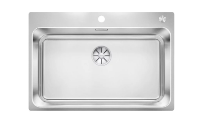 Inox sudopera BLANCO SOLIS 700 IF/A SA PODIZAČEM ČEPA 74×50