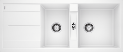 Granitna sudopera BLANCO METRA 8 S 116×50 bela