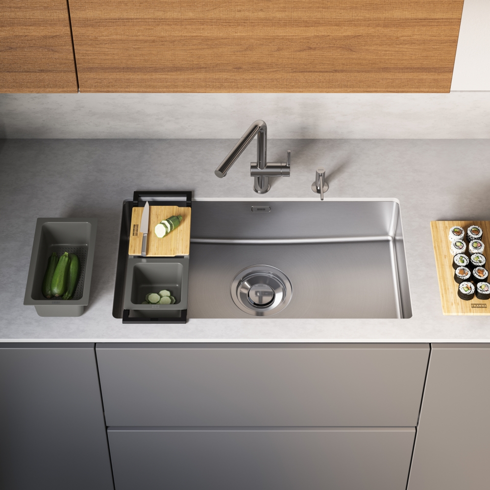 Inox sudopera FRANKE MARIS QUIET MGX 110 82 82x42,4 - Slika 4