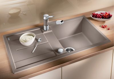 Granitna sudopera BLANCO METRA 5 S 86×50 krema