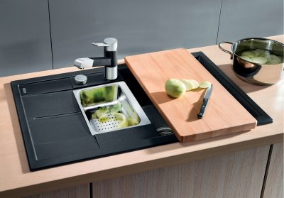 Granitna sudopera BLANCO METRA 6 S COMPACT 78×50 crna