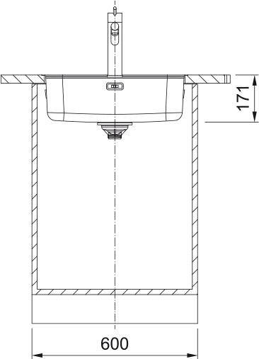 Inox sudopera FRANKE SRX 210 50 TL 53x51 - Slika 3