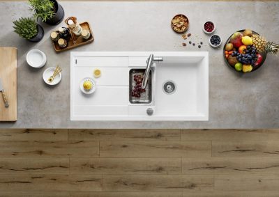 Granitna sudopera BLANCO METRA 6 S 100×50 bela