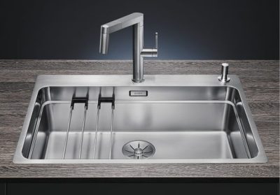 Inox sudopera BLANCO ETAGON 700 IF/A SA PODIZAČEM ČEPA 74×50