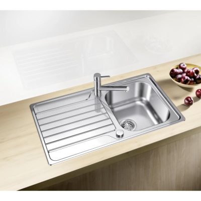 Inox sudopera BLANCO DINAS XL 6 S SA PODIZAČEM ČEPA 100×50