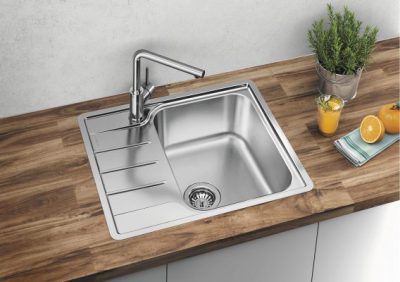 Inox sudopera BLANCO LEMIS 45 IF MINI 60,5×50