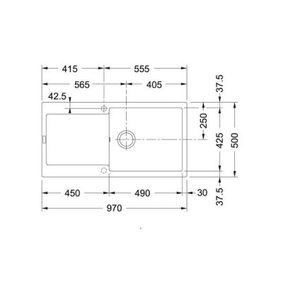Granitna sudopera FRANKE MARIS MRG 611 100 XL 97×50 razne boje
