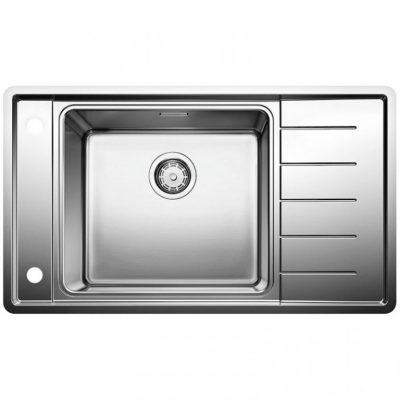 Inox sudopera BLANCO ANDANO XL 6 S IF COMPACT DESNA SA PODIZALEM ČEPA+ POSUDA 86×50