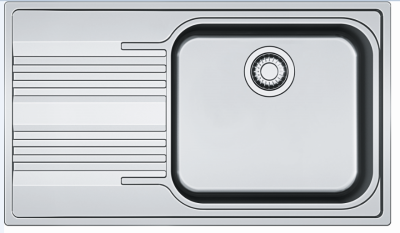 Inox sudopera FRANKE SMART SRX 611 86 LB 5MM LEVI 86×50